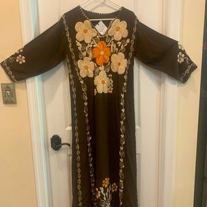 Seventies Dream Hippie Body Length Dress